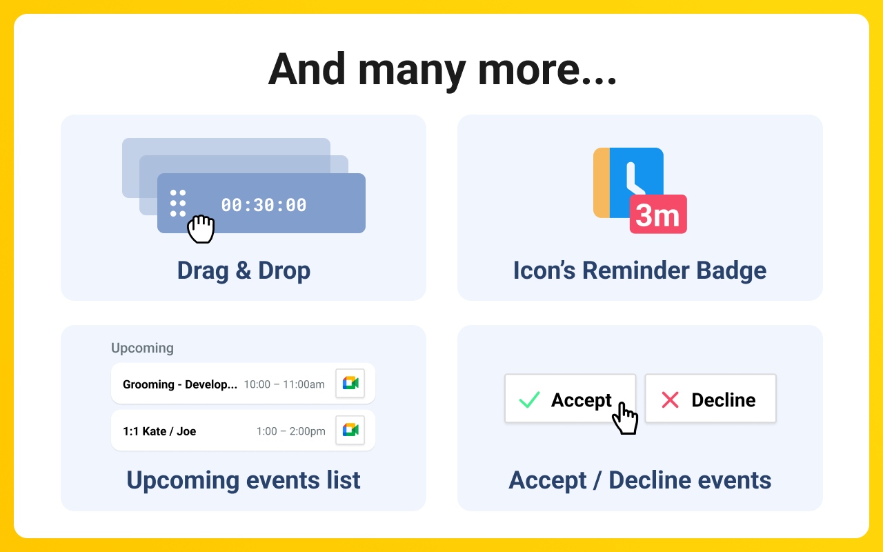 Meeting Timer - for Google Meet - 截图 4