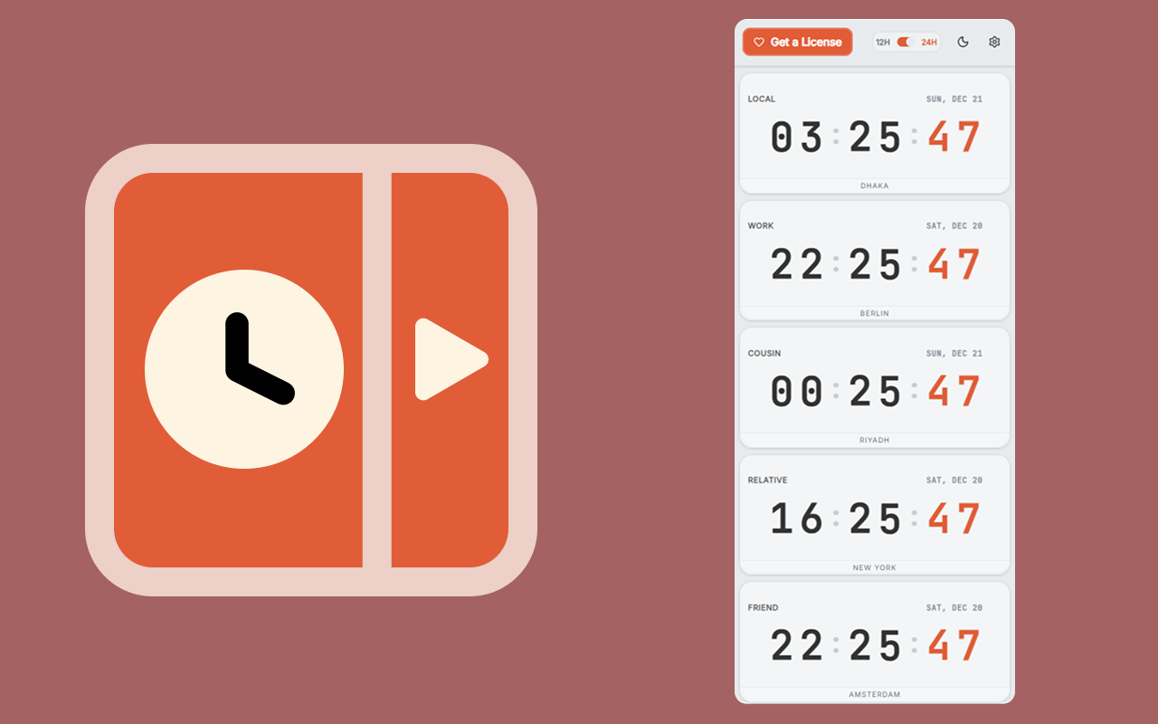 SidePanel Clock Pro - 截图 5