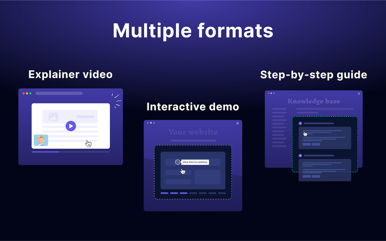 Create interactive demos,videos,how-to guides - 截图 3