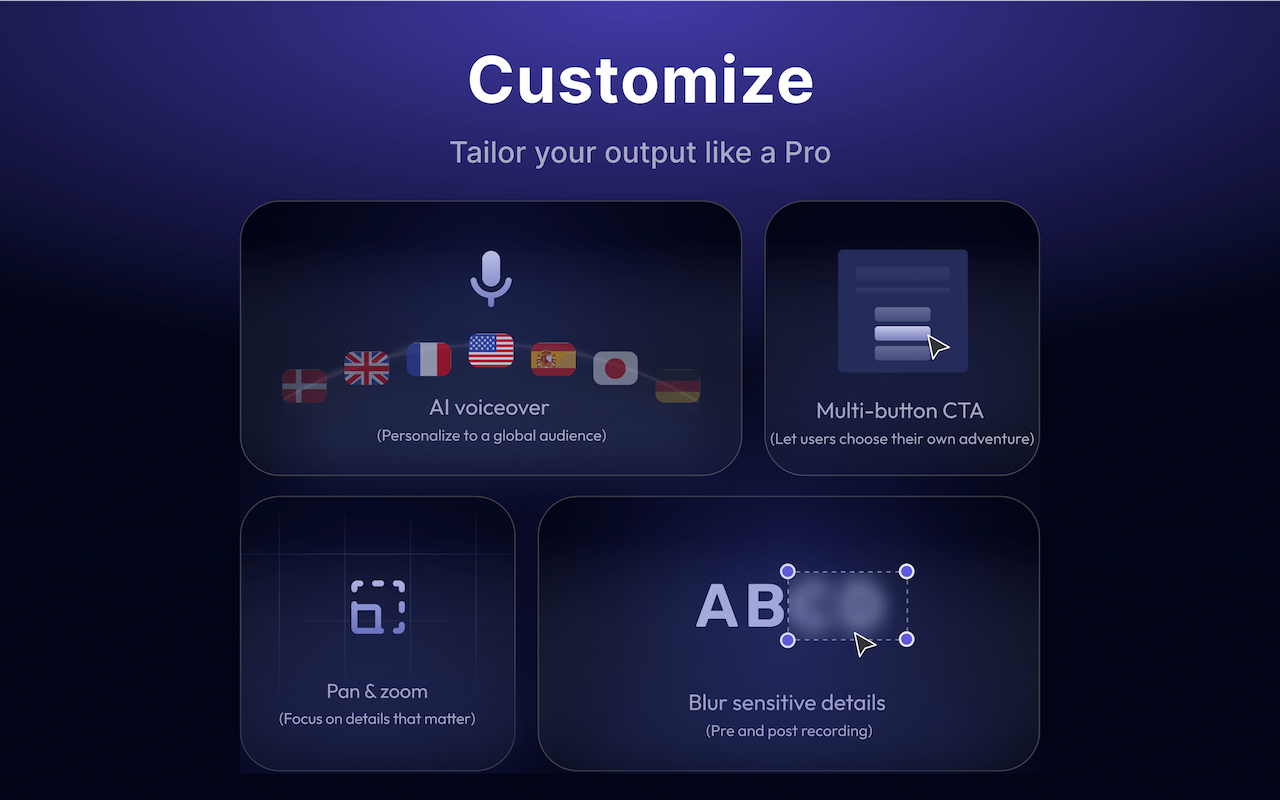 Create interactive demos,videos,how-to guides - 截图 4