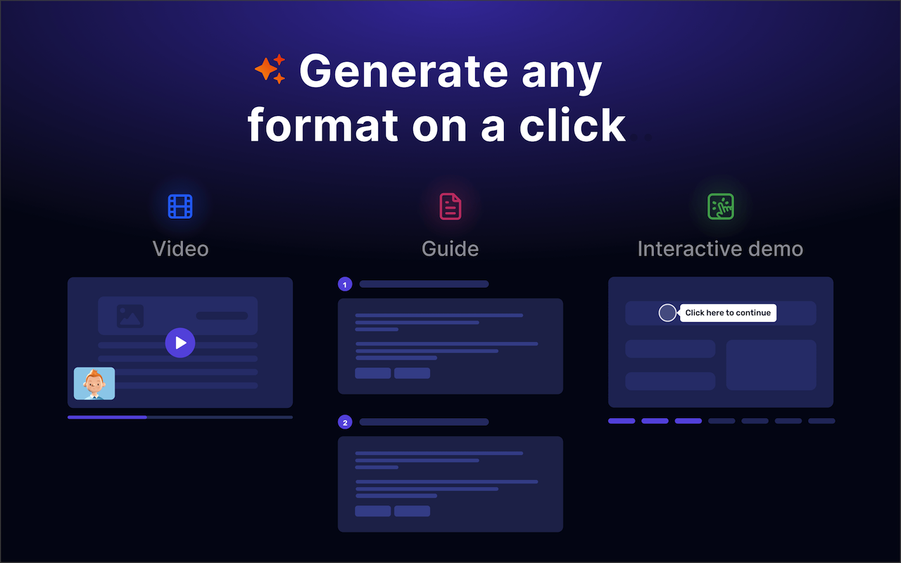 Create interactive demos,videos,how-to guides - 截图 5