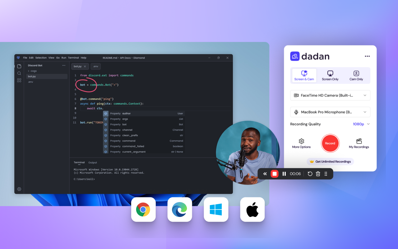 Dadan - Screen Recording & Annotation Tool - 截图 2