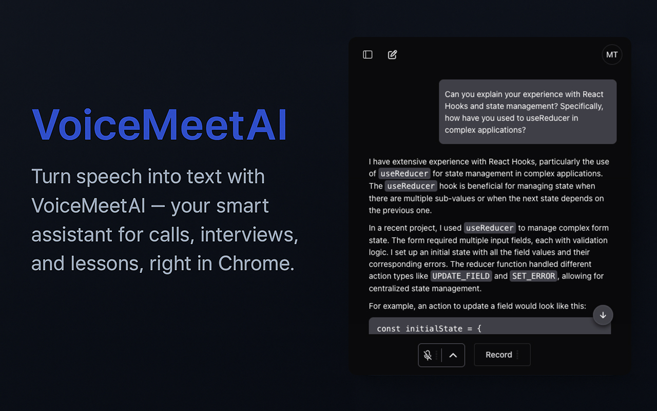 Voice Meet AI - 截图 2