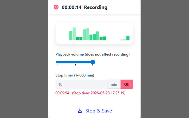 Tab Audio Capture Tool - 截图 2