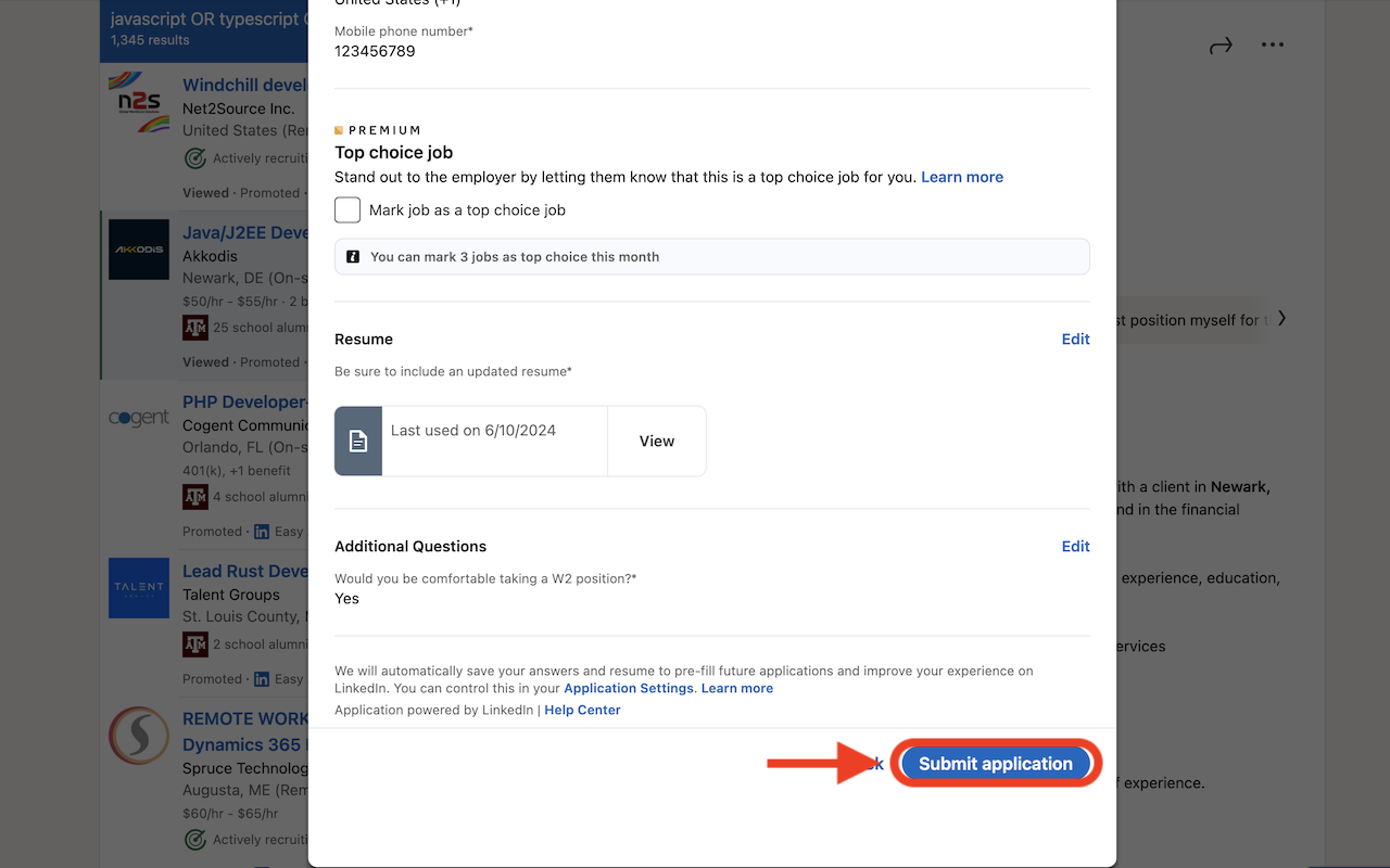 EasifyApply - 截图 3