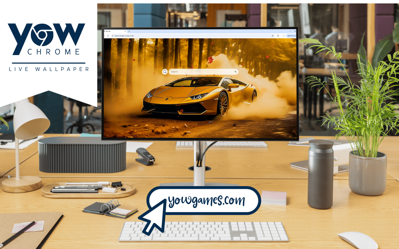 Lamborghini Autumn Live Wallpaper - 截图 2