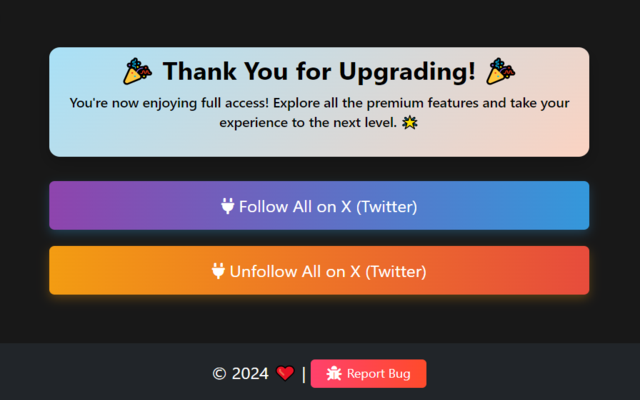 X (Twitter) Unfollow,Follow All 2026 - 截图 5