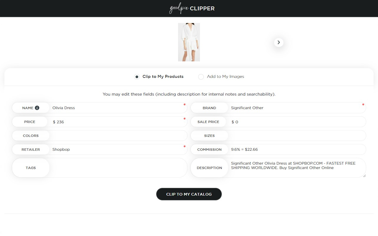 GoodPix Product Clipper - 截图 2