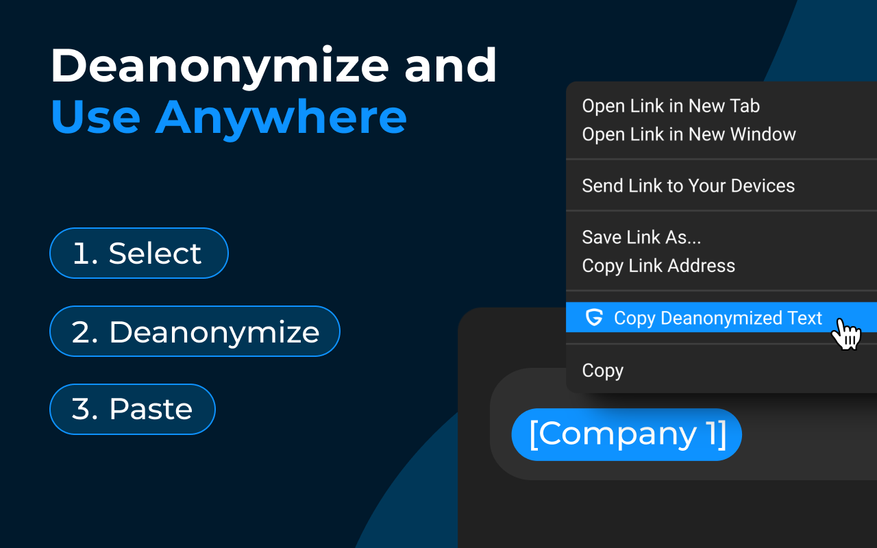 GPT Privacy: Anonymize your Chat GPT prompts - 截图 3