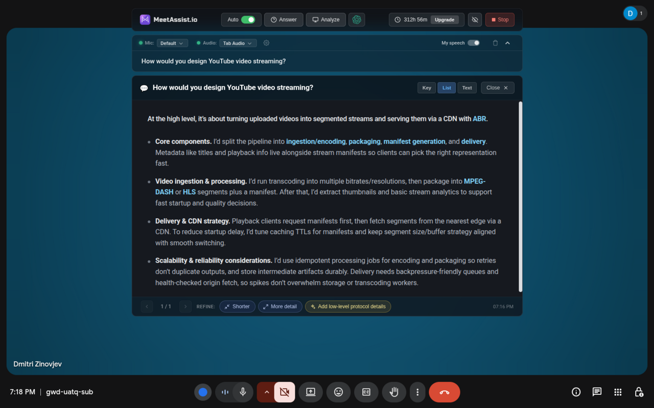 MeetAssist: AI Interview Assistant & Copilot - 截图 5