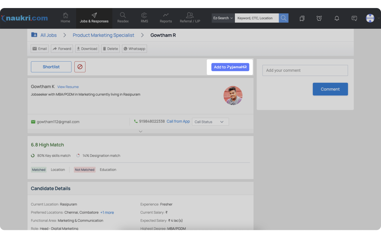 PyjamaHR: Import Candidates with Ease - 截图 4