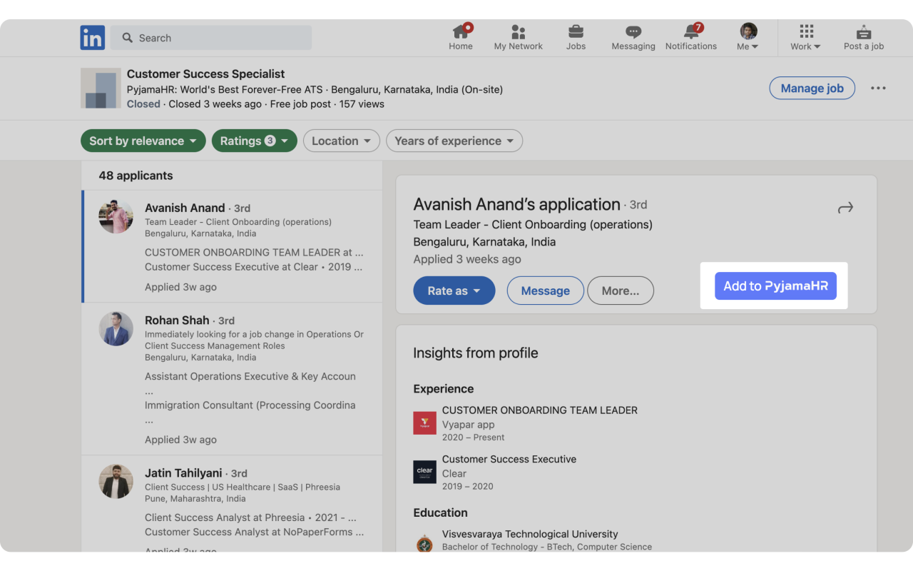 PyjamaHR: Import Candidates with Ease - 截图 5