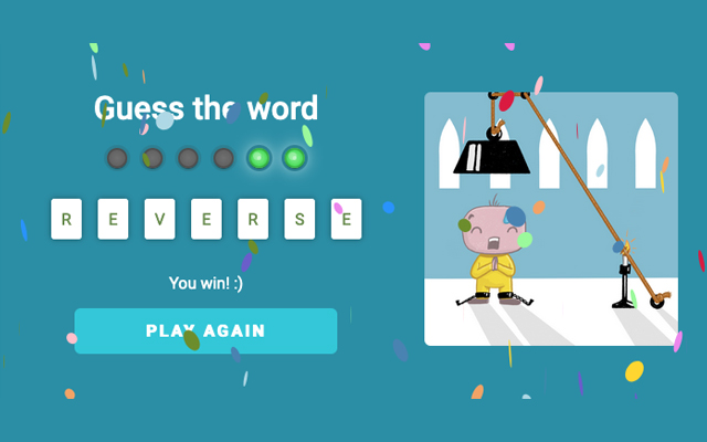 Hangman guess the word game - 截图 2