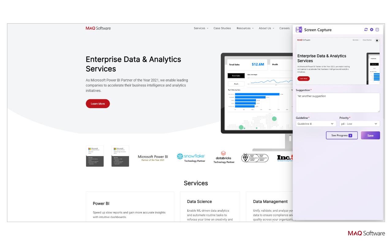 Screen Capture - A Review and Feedback Tool - 截图 3