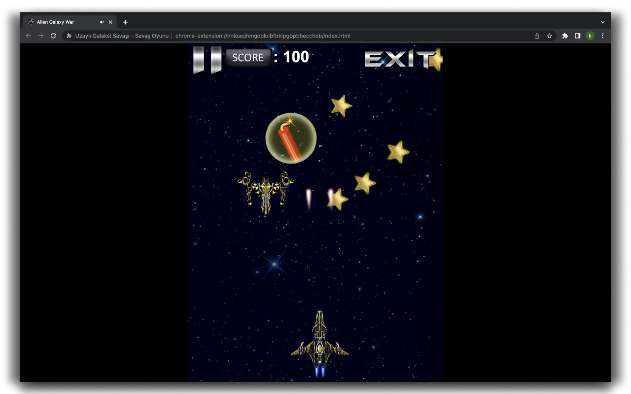 Alien Galaxy War Shooting Game - 截图 1