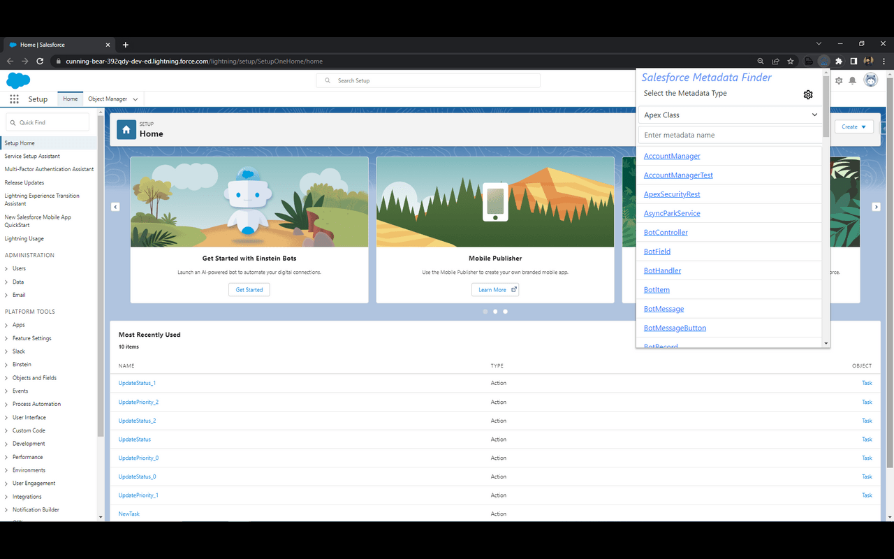 Salesforce Metadata Finder - 截图 4