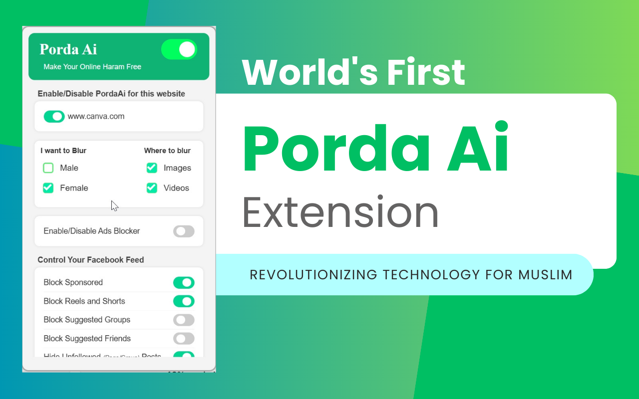 PordaAI - Blur Haram objects in Images and Videos - SuperFast Ai for Muslim - 截图 3