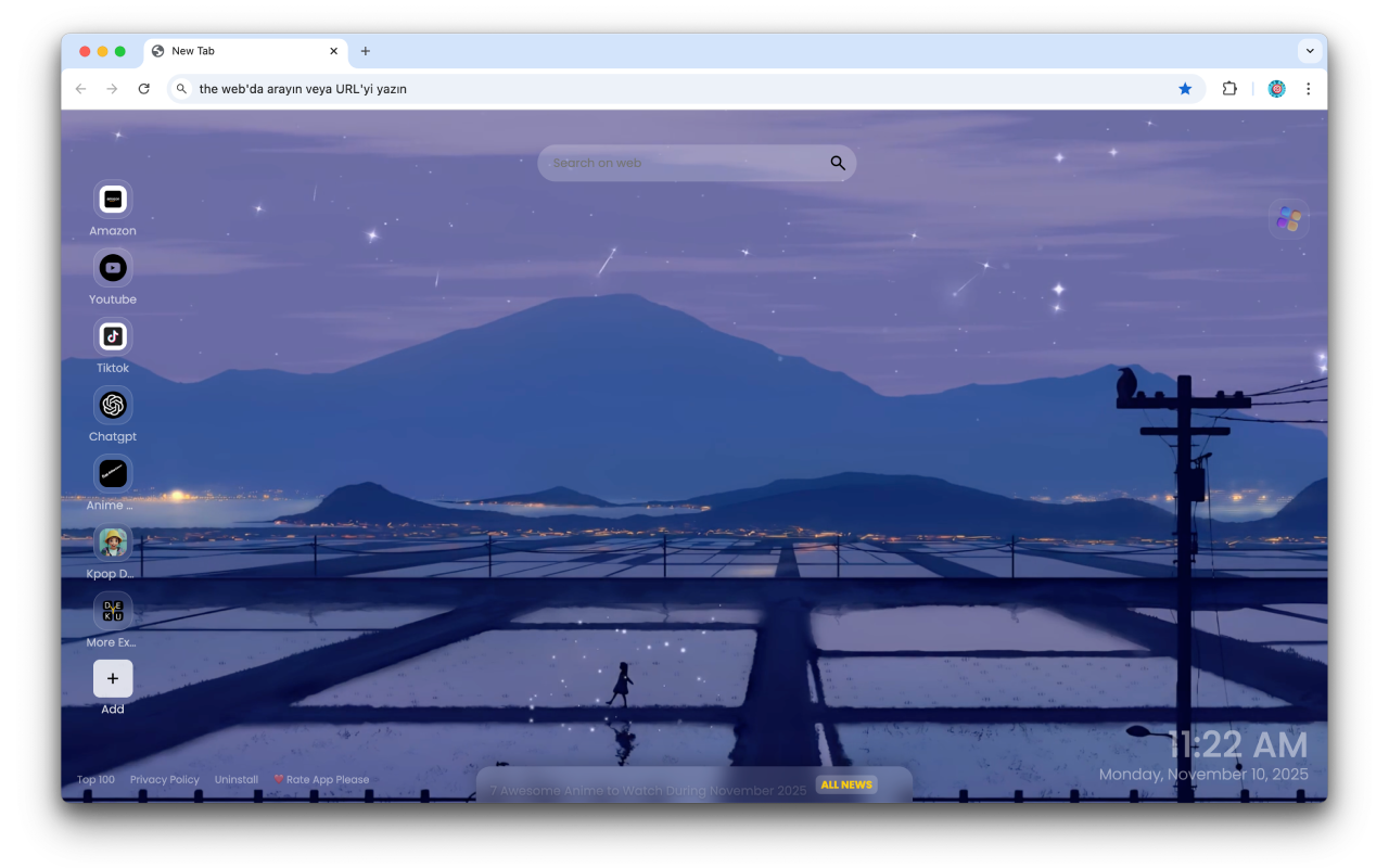 Starlit Landscape Live Wallpaper - 截图 3
