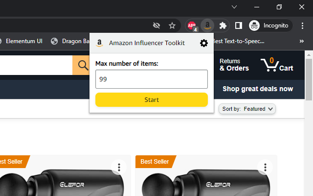 Amazon Influencer Toolkit - 截图 2