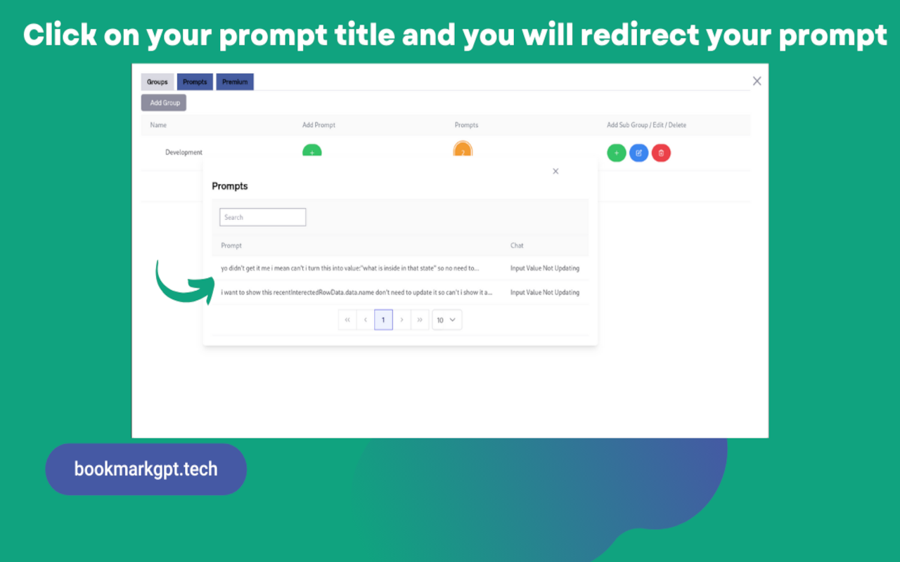 BookmarkGPT - Bookmark Your ChatGPT Prompts - 截图 2