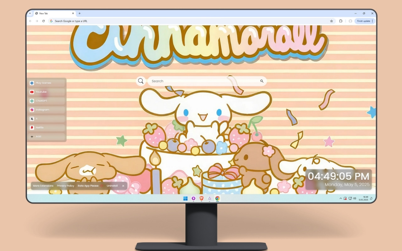 Cinnamoroll Aesthetic Live Wallpaper - 截图 2