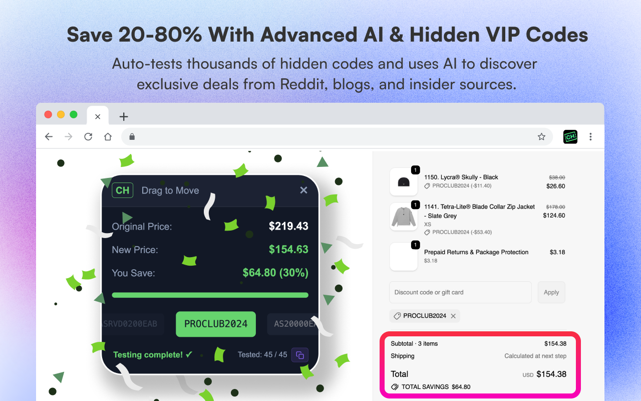 Coupon Hacker: Automatic AI Coupon Finder - 截图 2