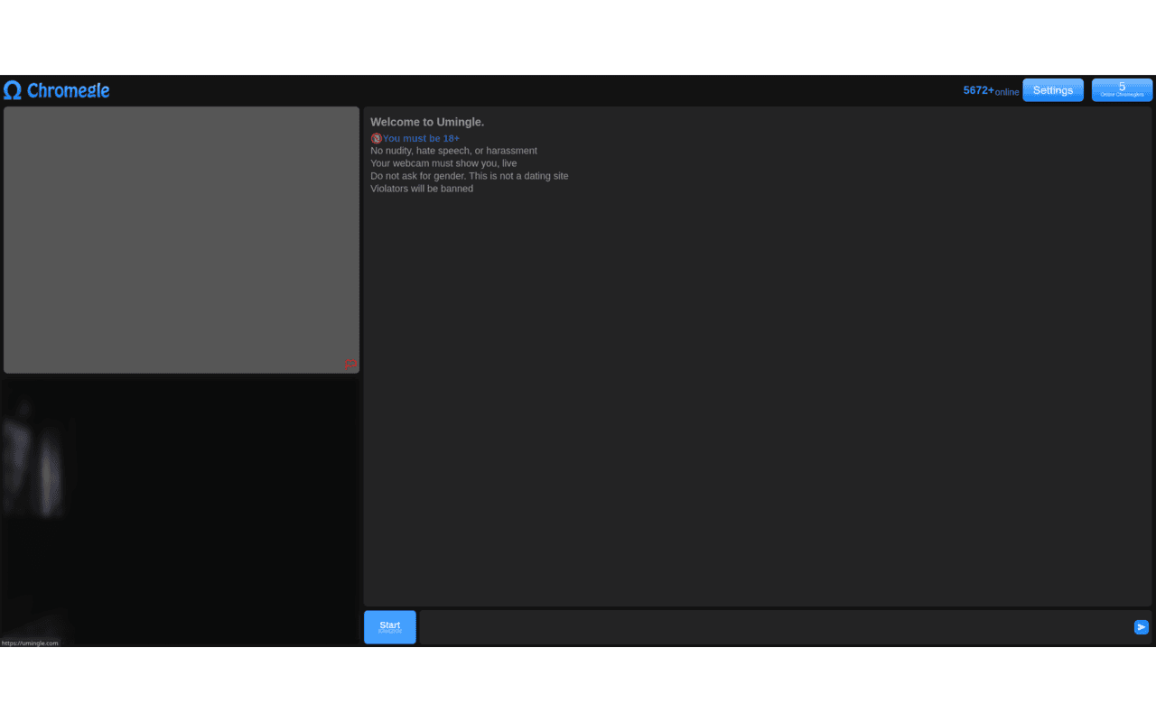 Chromegle - Umingle IP & Client - 截图 2
