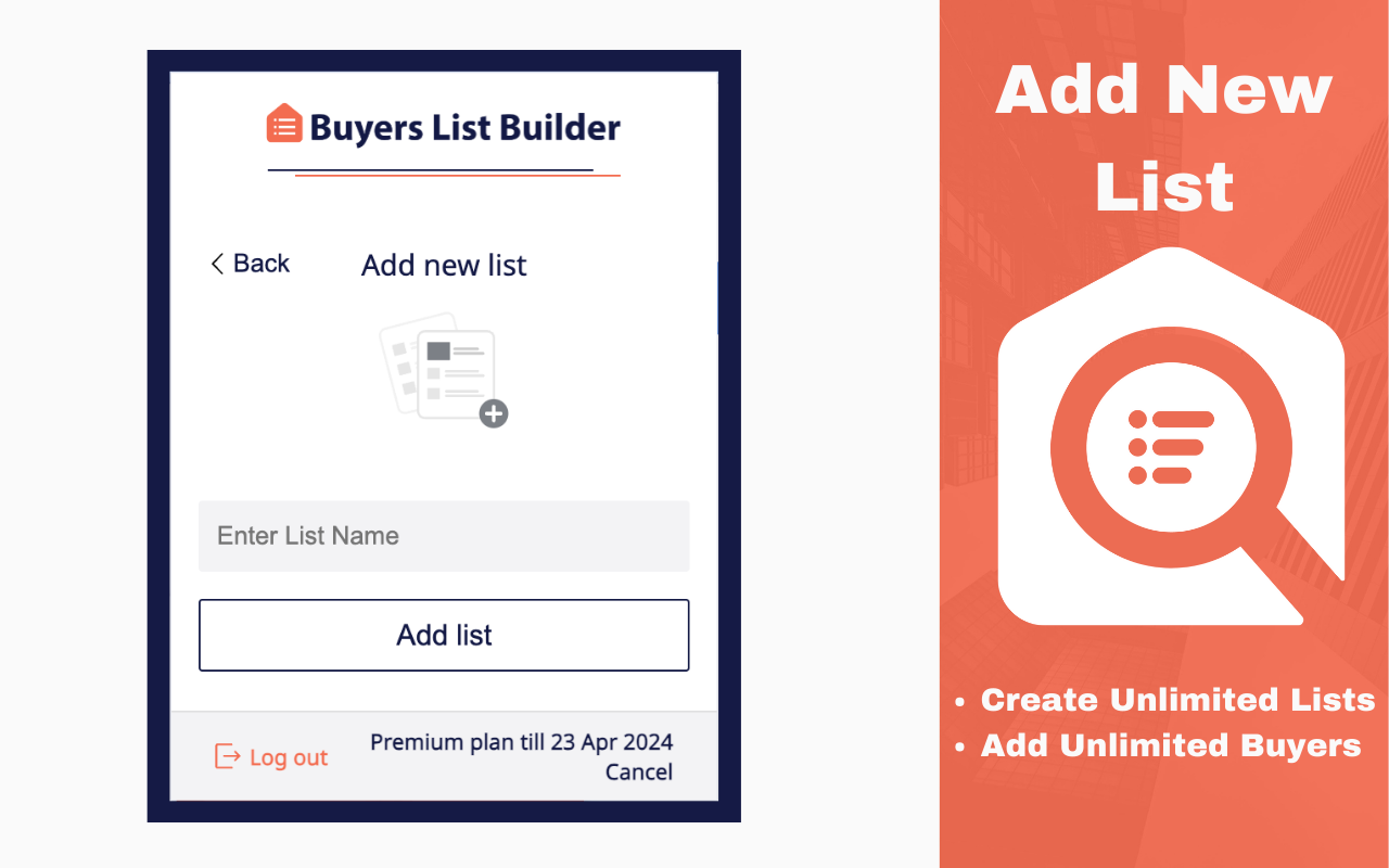 Buyers List Builder - 截图 5