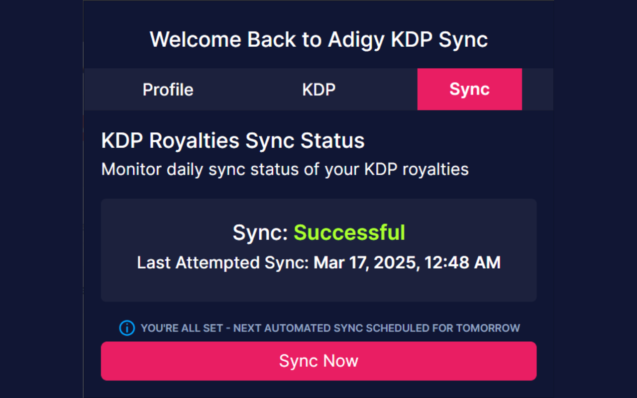 Adigy Sync - 截图 4
