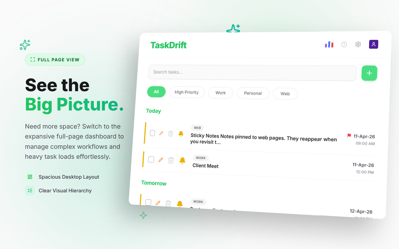 TaskDrift - 截图 3