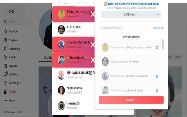 Tiktok Unfollower Pro 2026 - 截图 2