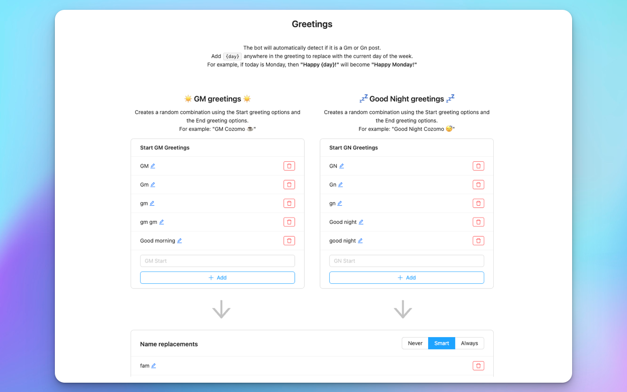 GM Bot | 𝕏 auto replies, follows, likes, for Twitter - 截图 2