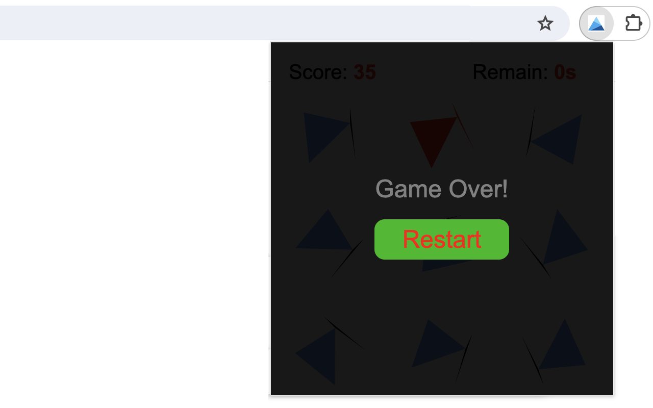 Unique Triangle Hunt Game - 截图 5