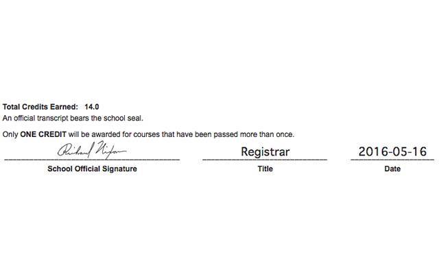 PowerSchool Transcript Signer - 截图 2