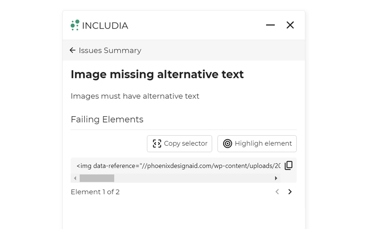 Includia Accessibility Checker - 截图 4