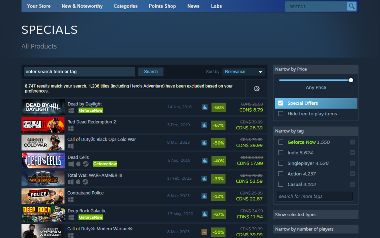Show GeForce Now on Steam - 截图 4