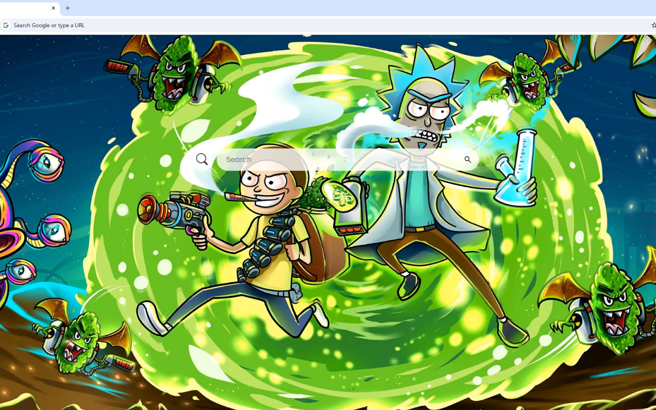 Rick and Morty Live Wallpaper - 截图 1