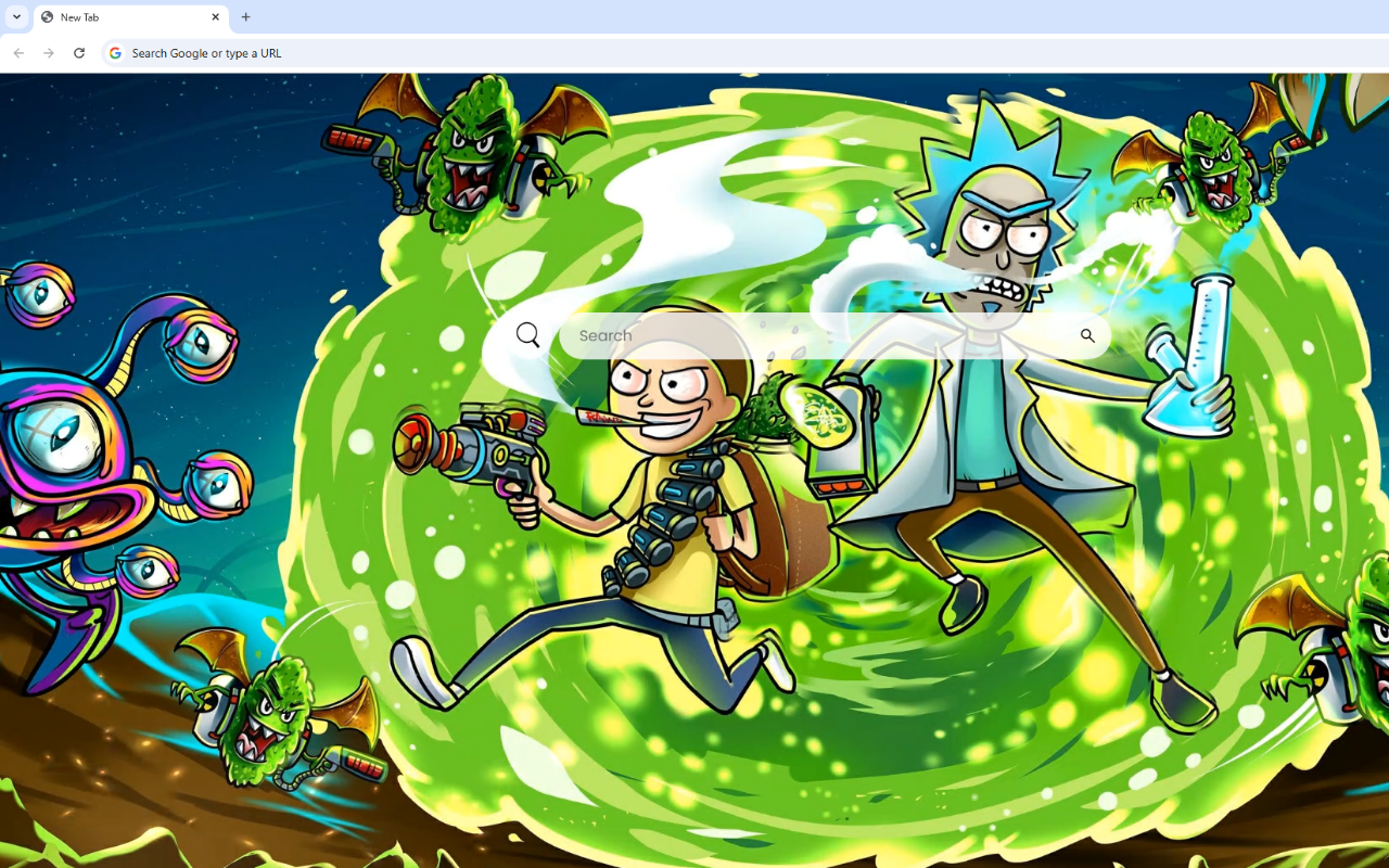 Rick and Morty Live Wallpaper - 截图 4