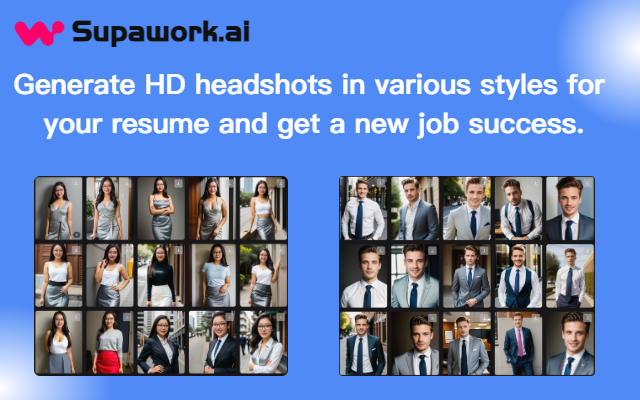 AI 职业照生成器 - Supawork AI - 截图 3