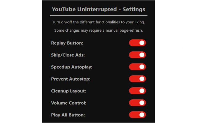 YouTube Uninterrupted - 截图 3