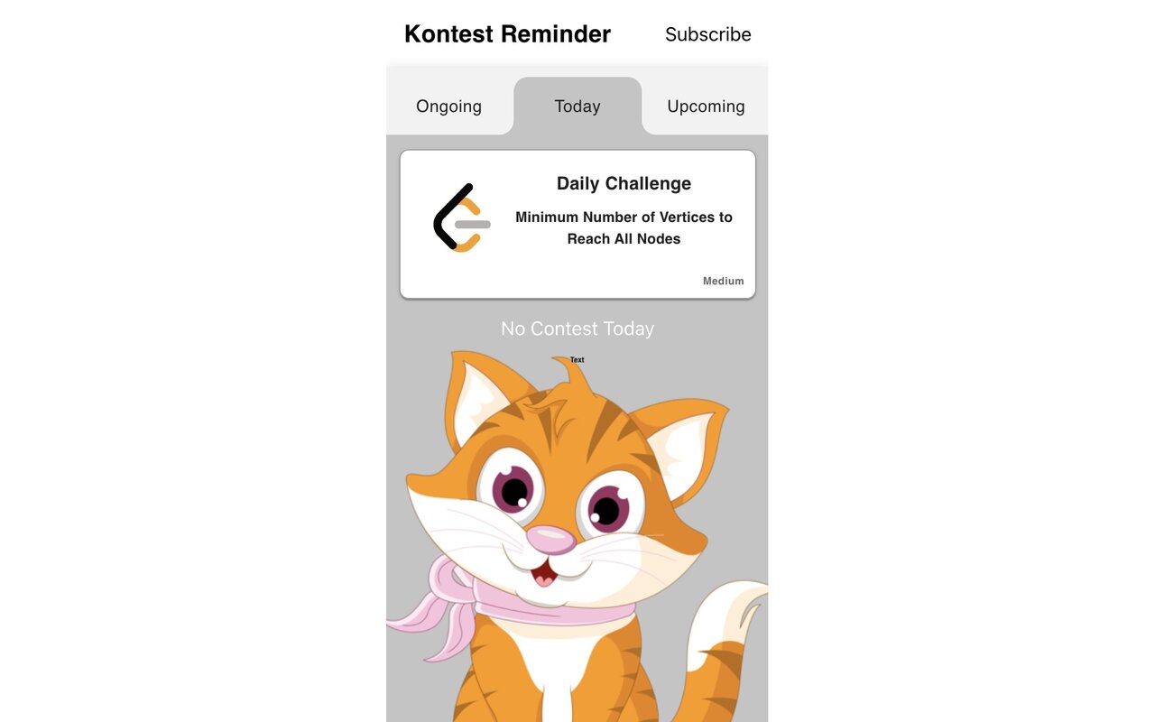Kontest Reminder - 截图 3
