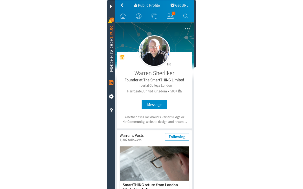 SmartSOCIAL BBCRM - 截图 1