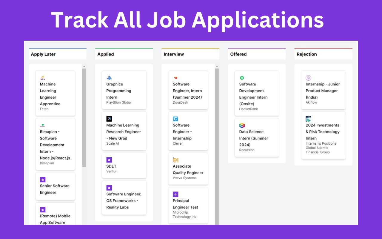 JobMate - Job Application Tracker & Internship Search - 截图 5