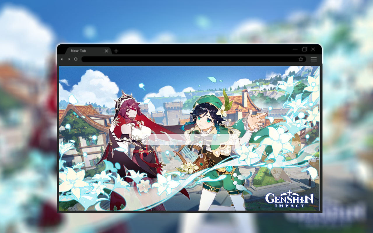 Genshin Impact HD Wallpaper New Tab - 截图 3