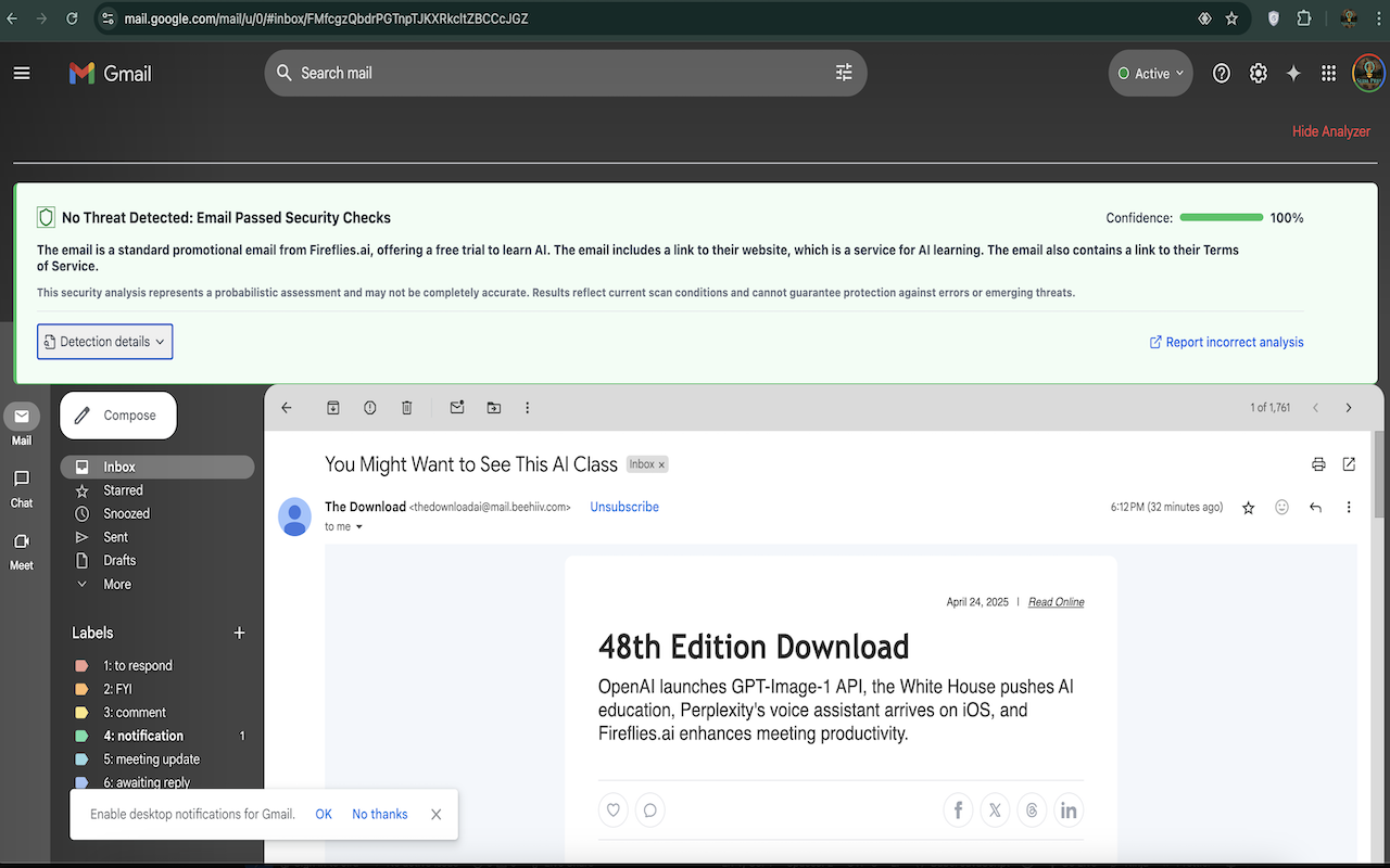 So Email Security - Email Safety Analyzer for Gmail & Outlook - 截图 4