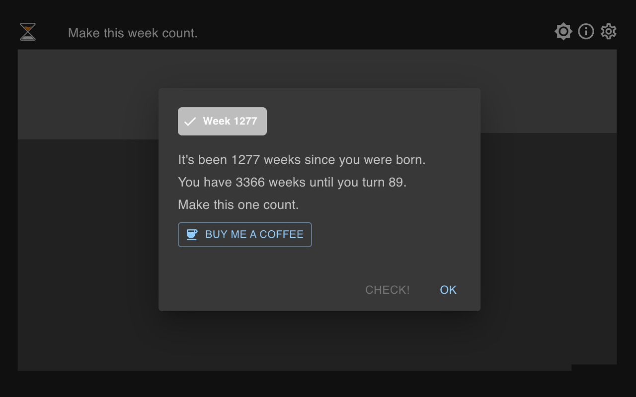 Life in Weeks - Checked - 截图 2