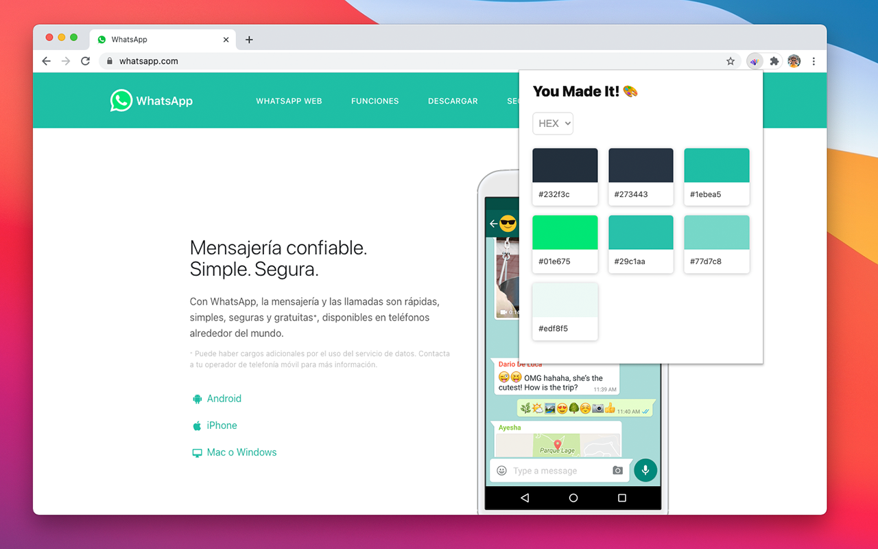 Website Color Palette - 截图 3