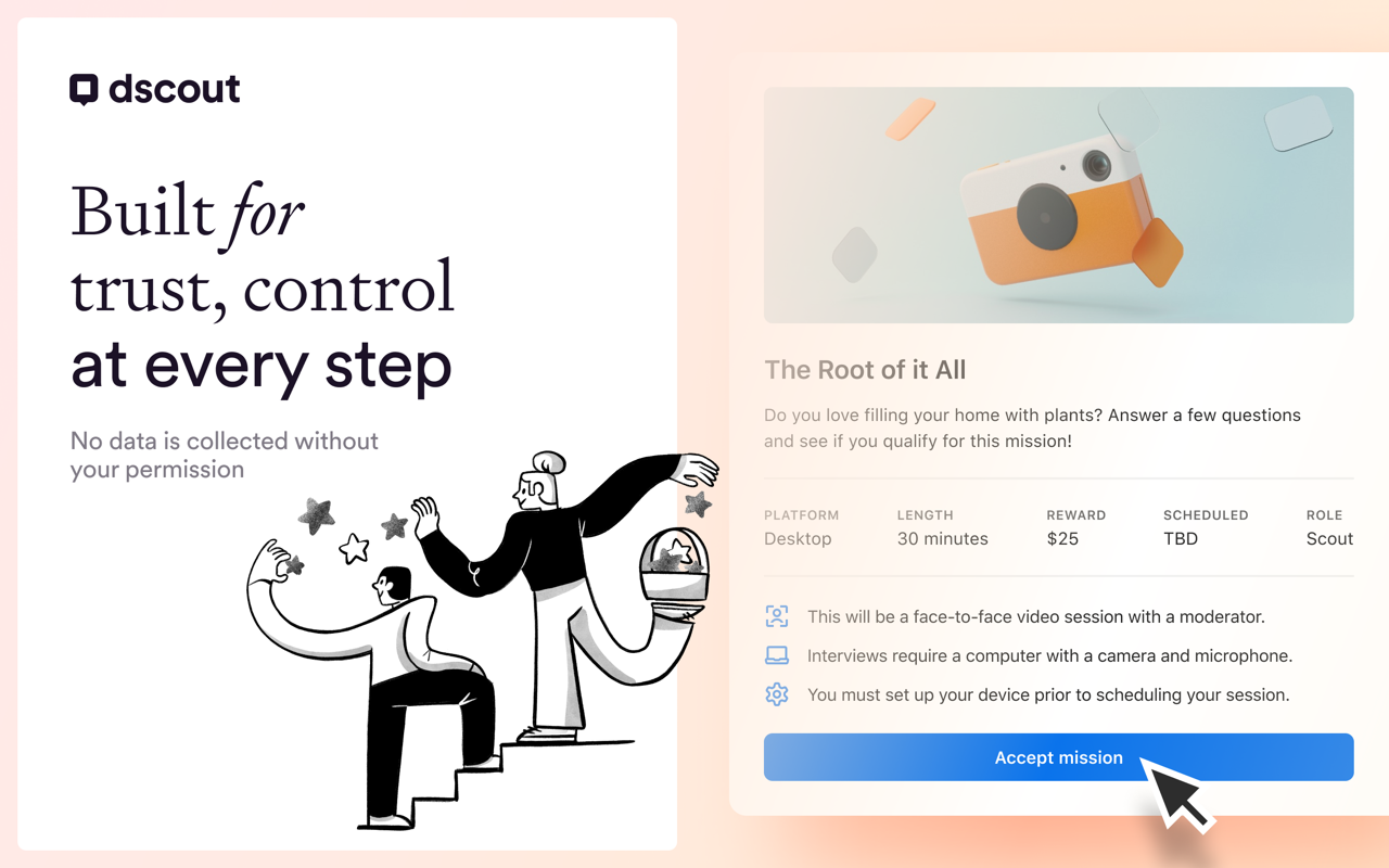 Dscout: Get paid to test websites and products - 截图 5