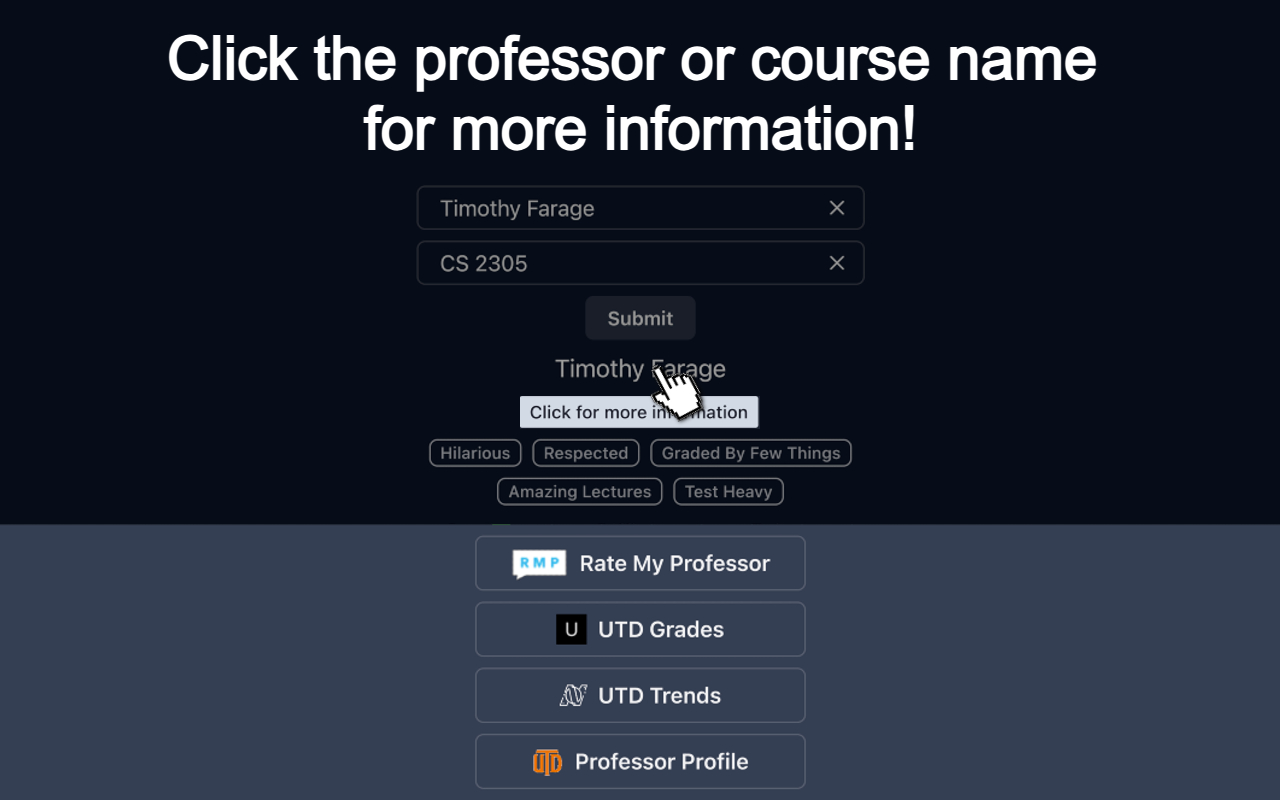 ProfStats UT Dallas - 截图 3