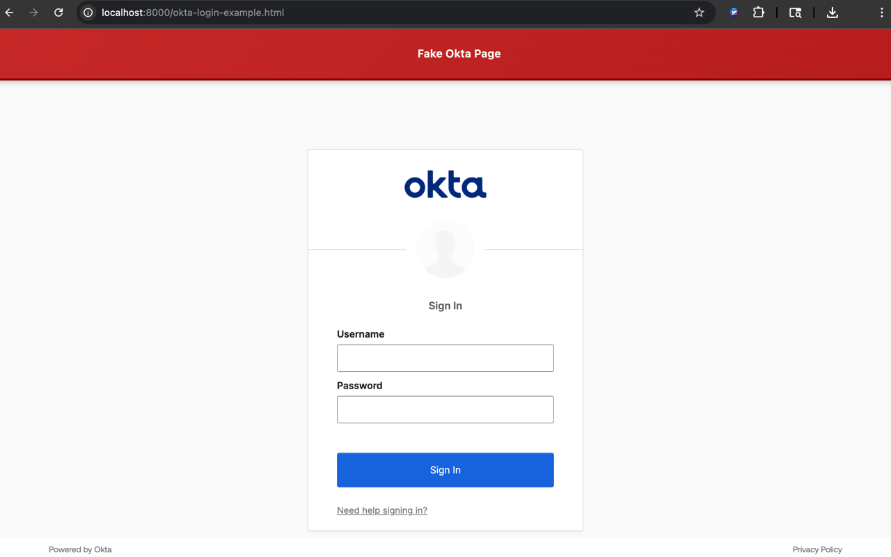 Okta Phishing Detection - 截图 2